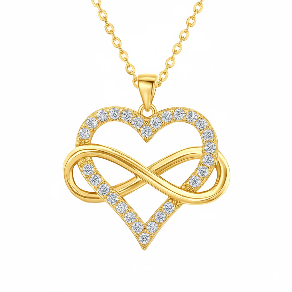 To my Queen - Infinity Heart Necklace