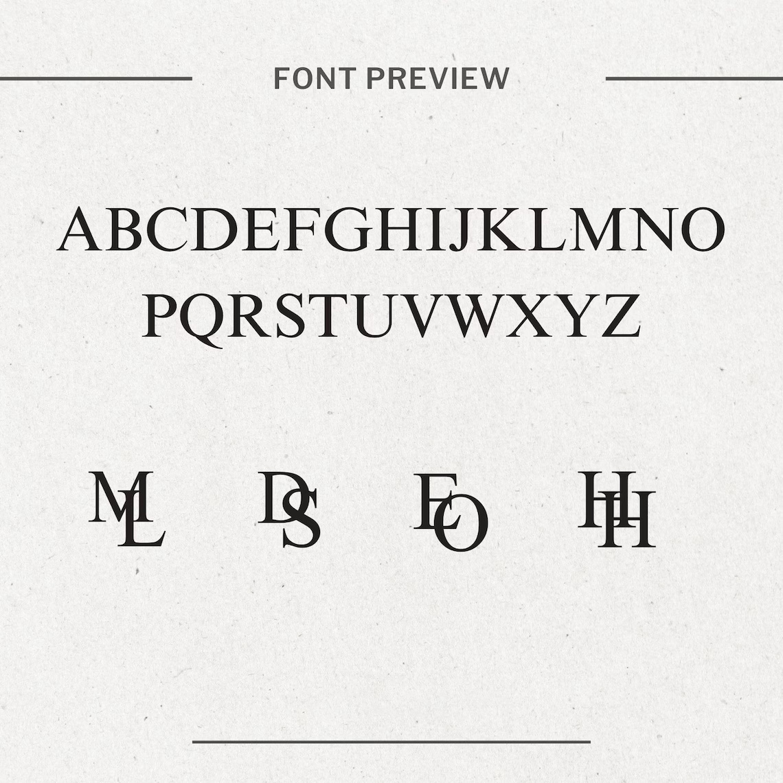 Custom Initial Necklace, Two Letter Necklace