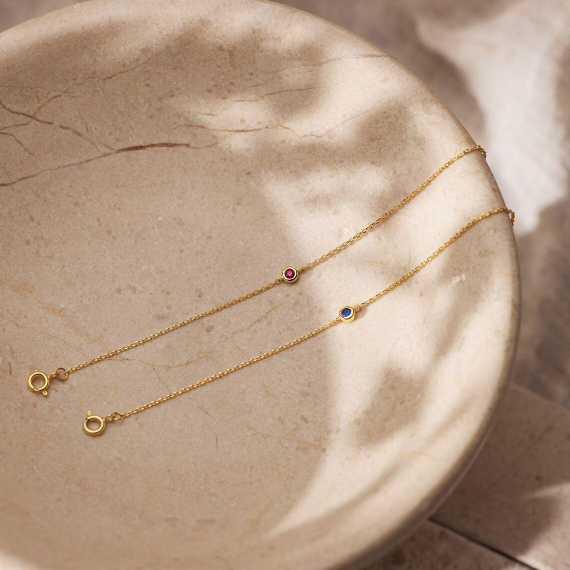 Dainty Birthstone Bracelet