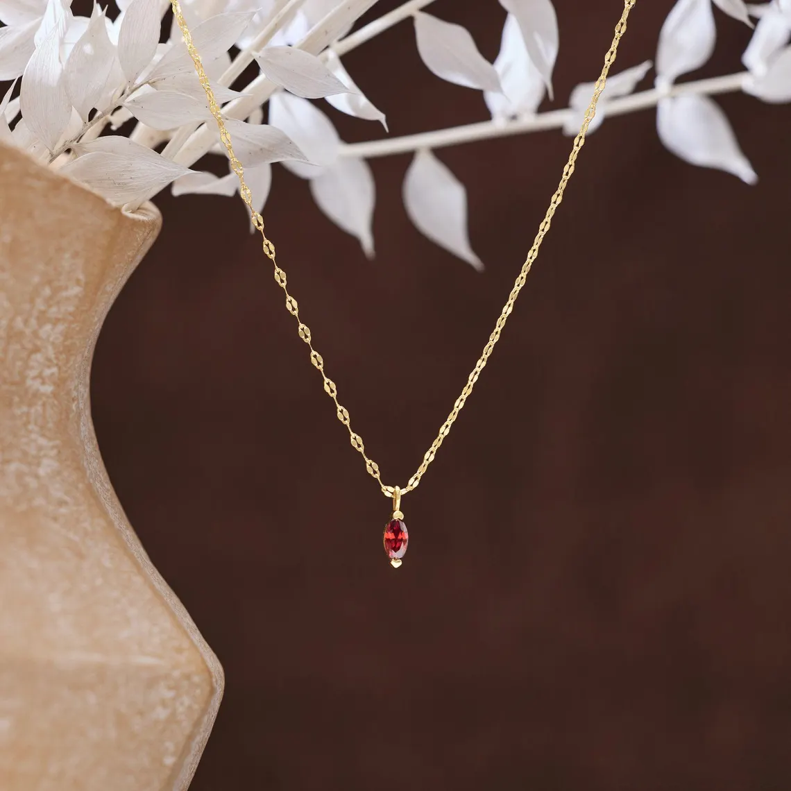 Personalised Multiple Birthstones Necklace