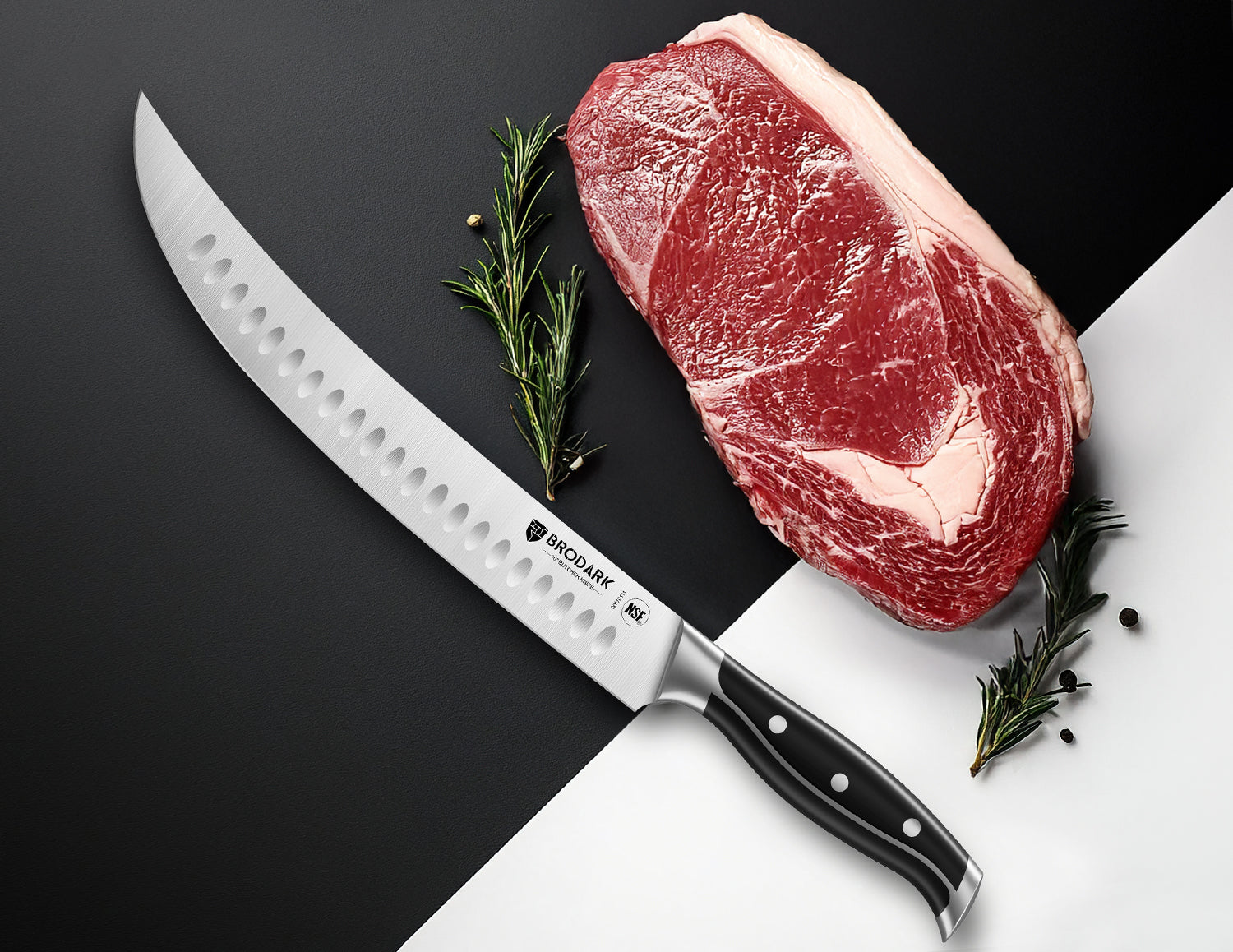 Butcher Knife - Steel-King Series - Brodark
