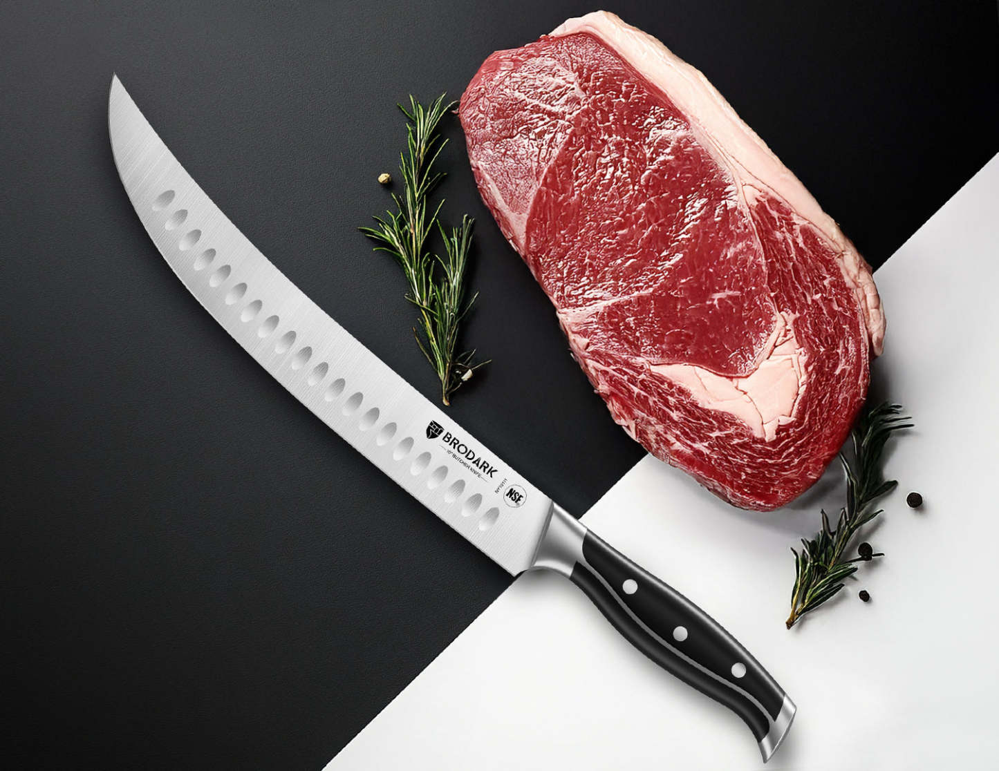 Butcher Knife - Steel-King Series - Brodark