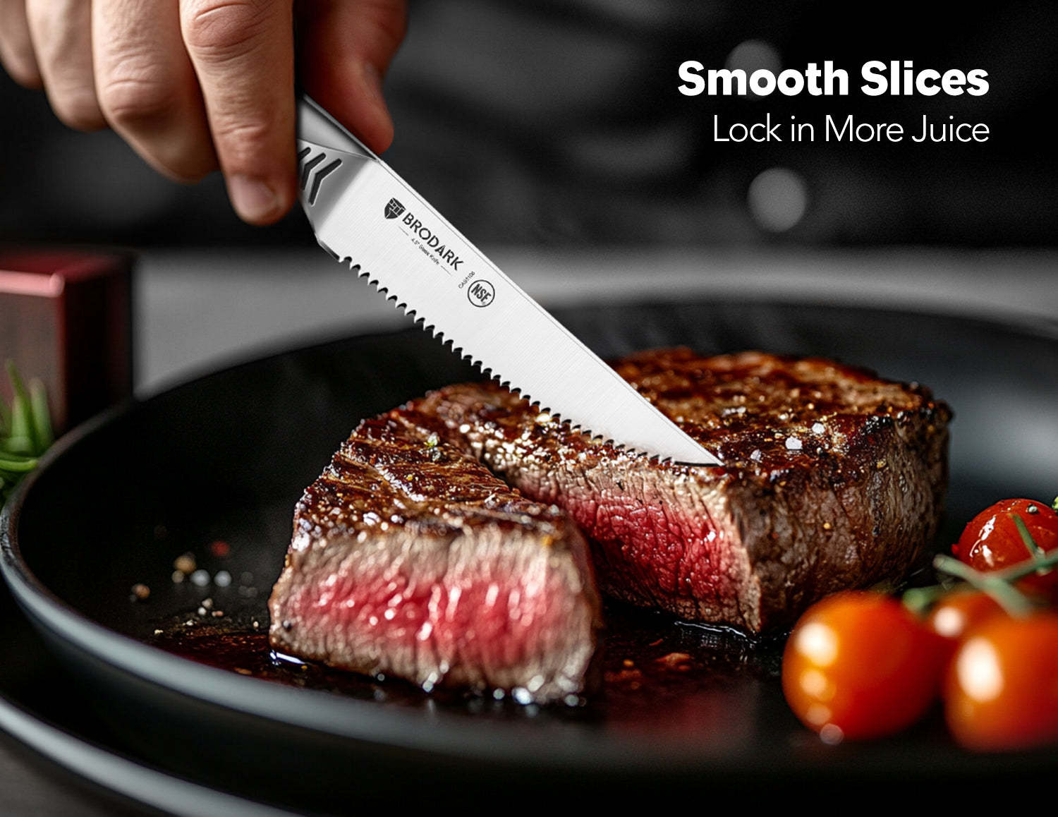 Steak Knives Set of 4 - Shark Series - Brodark