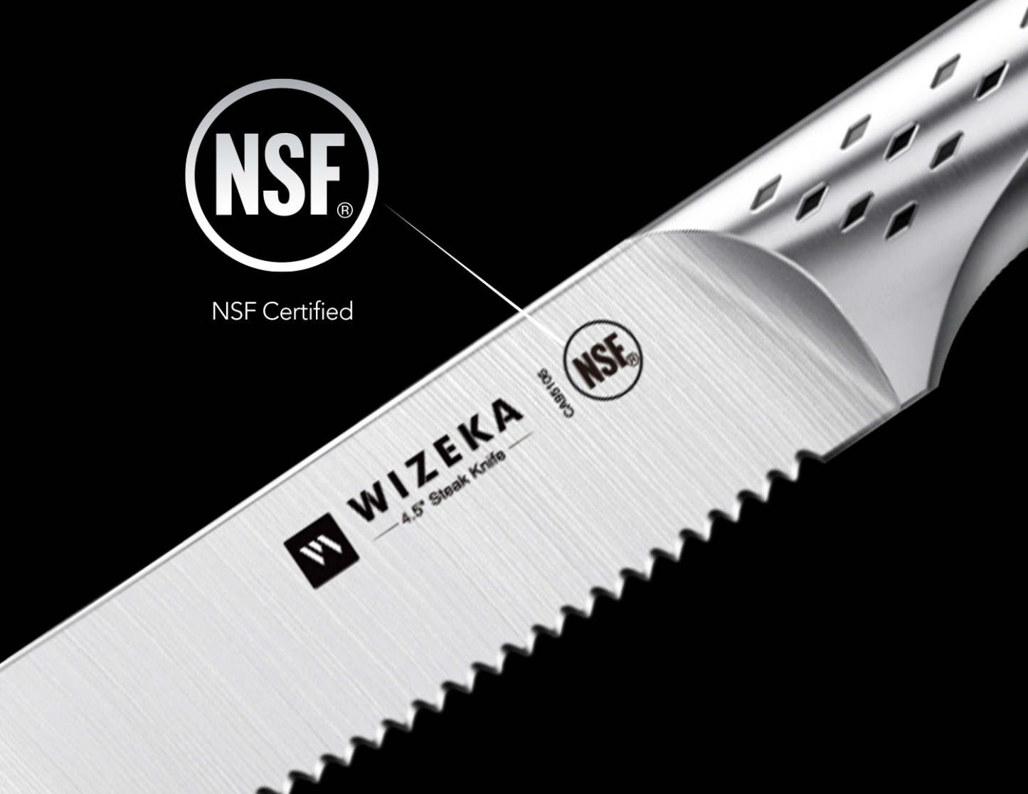 Steak Knives Set of 4 - Jaguar Series - wizeka