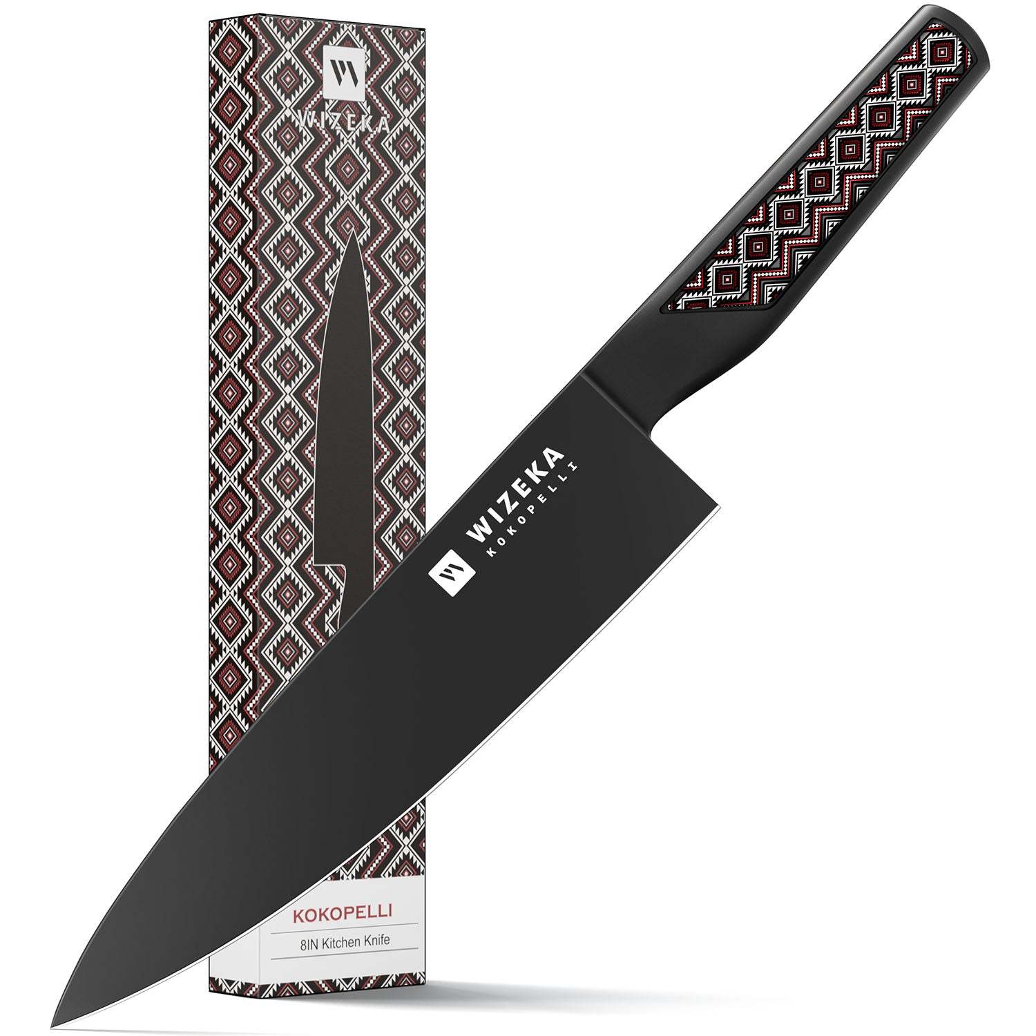 8 Inch Chef Knife - Kokopelli - wizeka
