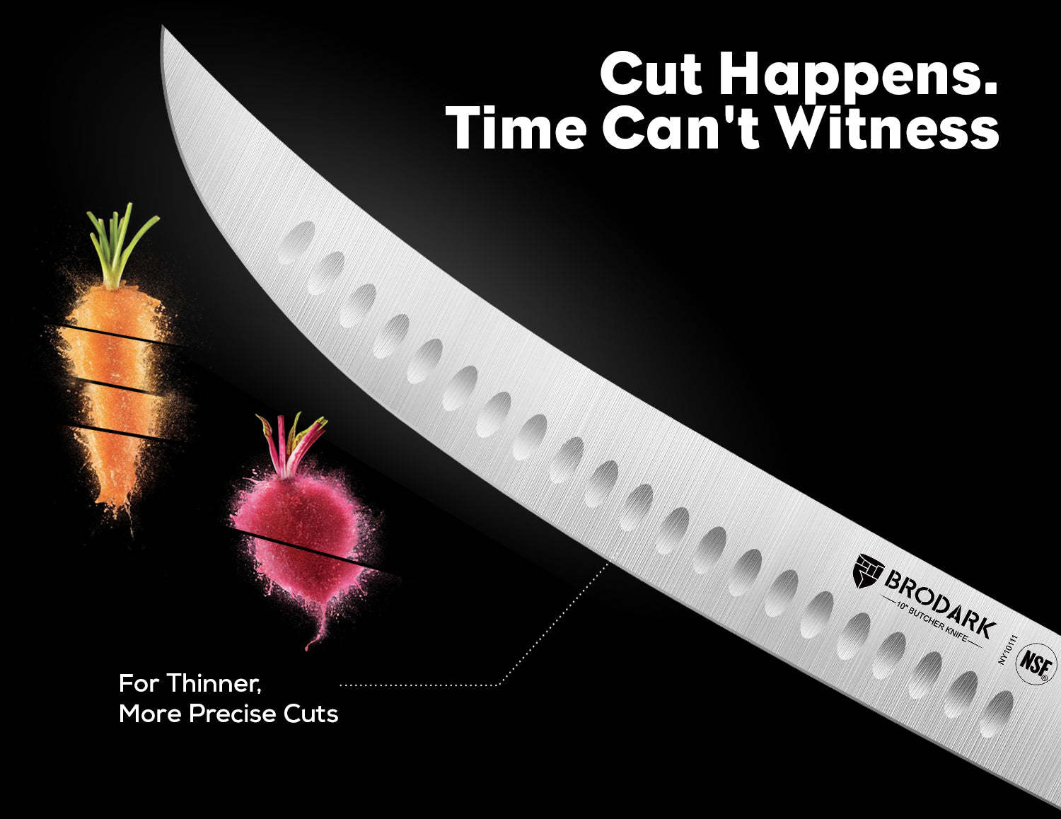 Butcher Knife - Steel-King Series - Brodark