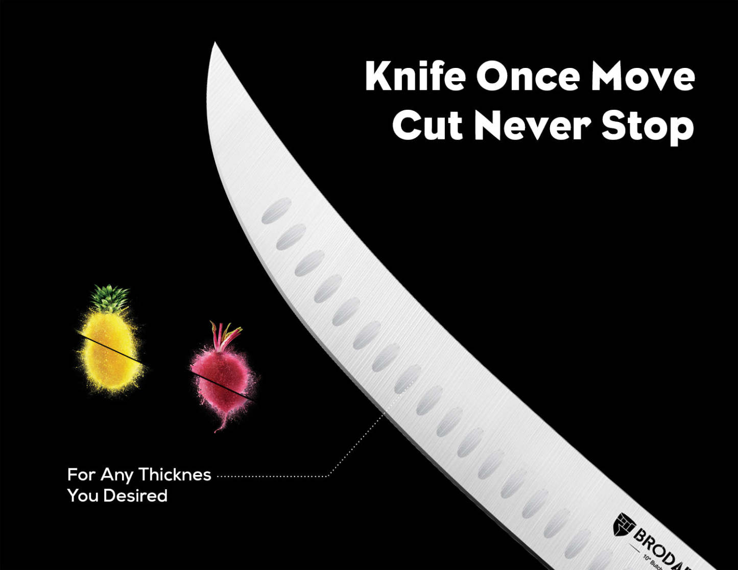 Butcher Knife - Shark Series - Brodark