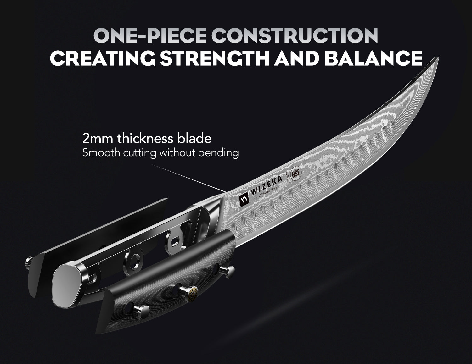 Damascus Carving Knife - wizeka