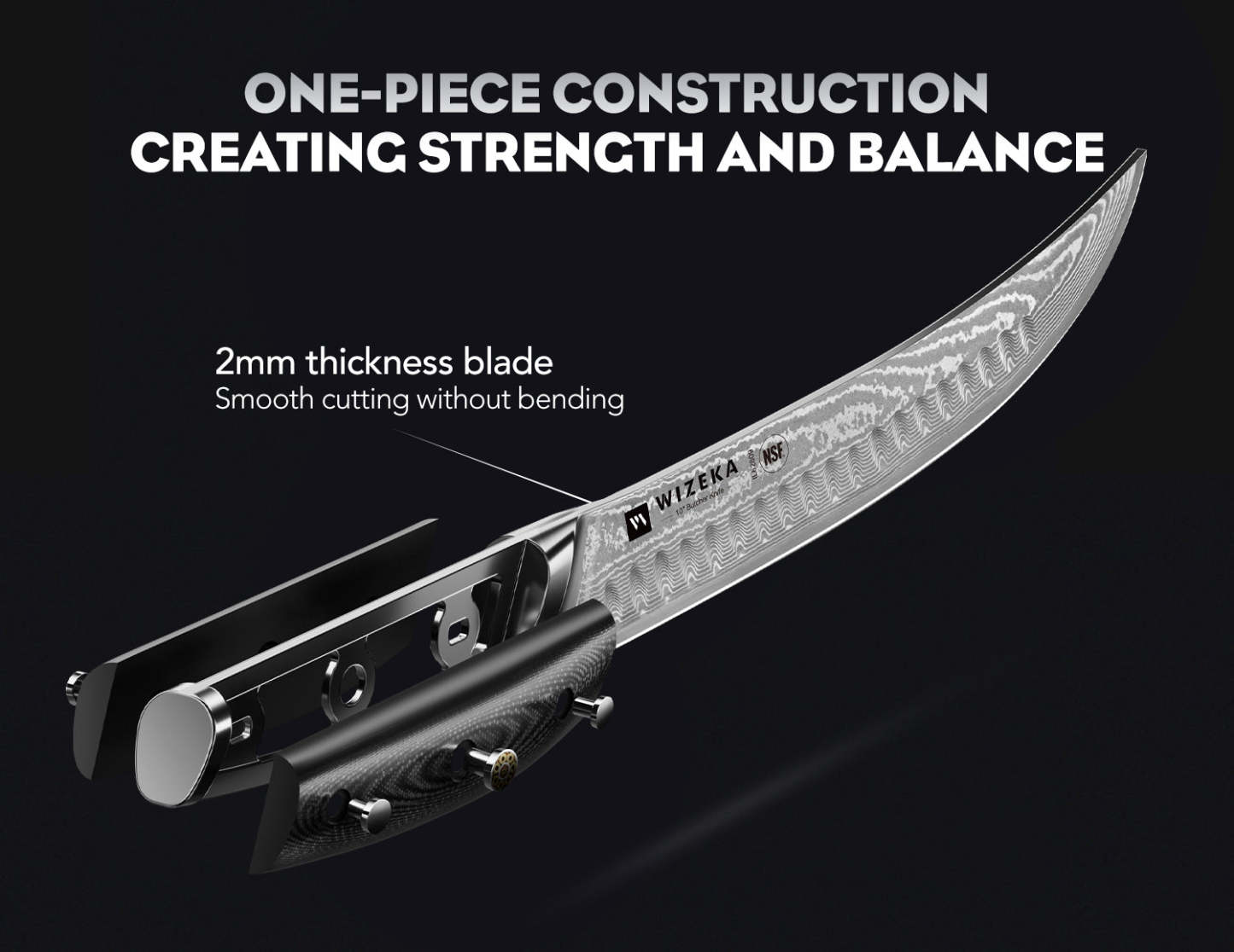 Damascus Carving Knife - wizeka