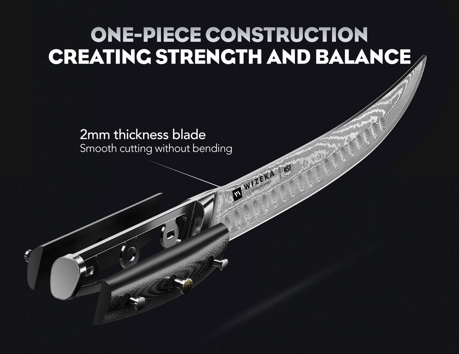 Damascus Carving Knife - wizeka