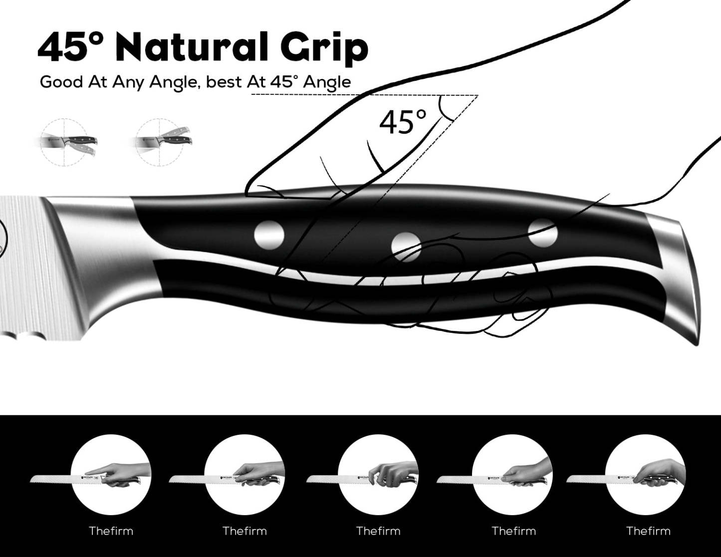 Bread Knife - Steel-King Series - Brodark