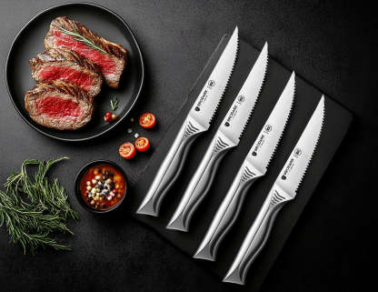 Steak Knives Set of 4 - Shark Series - Brodark