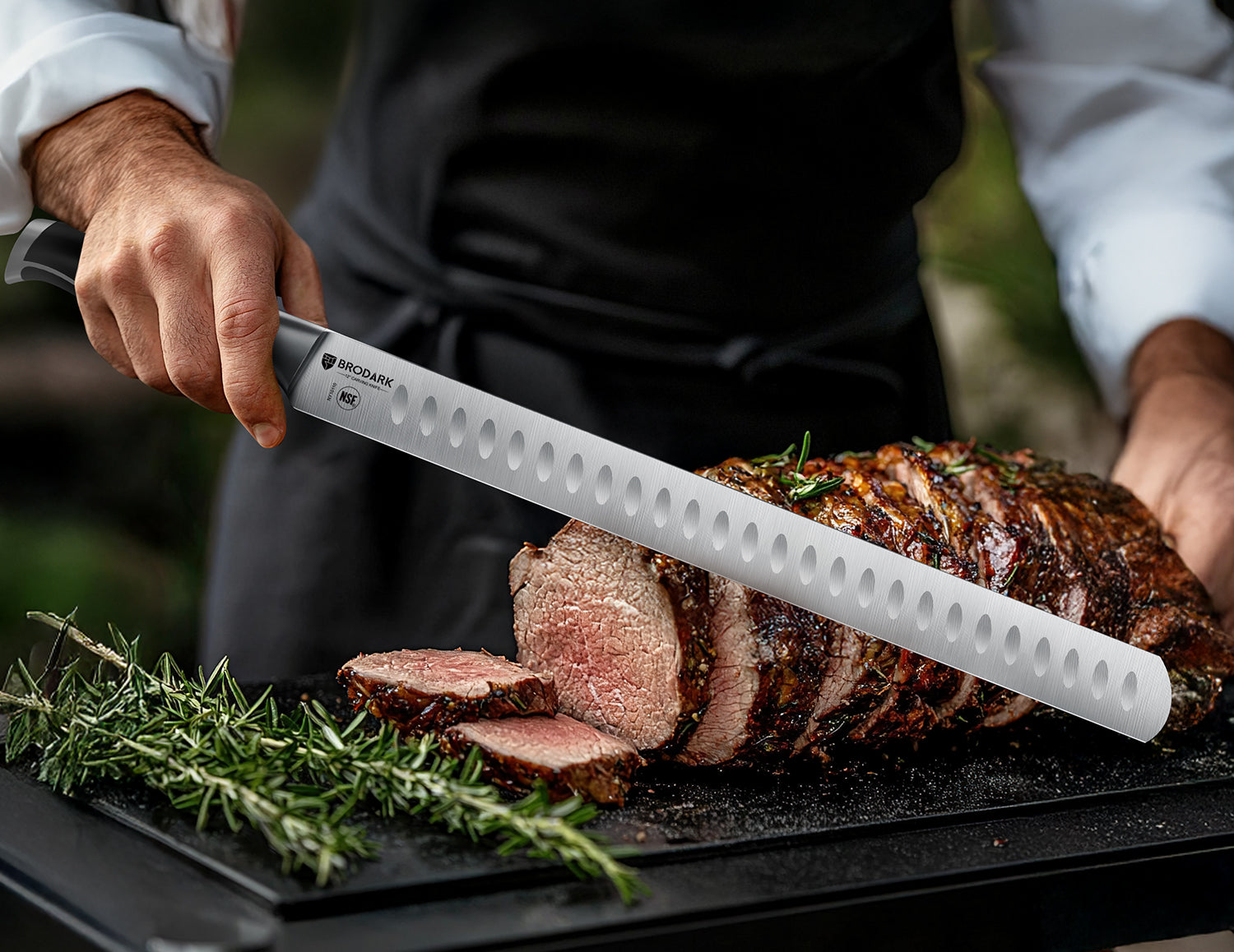 Carving Knife Set - Steel-King Series - Brodark