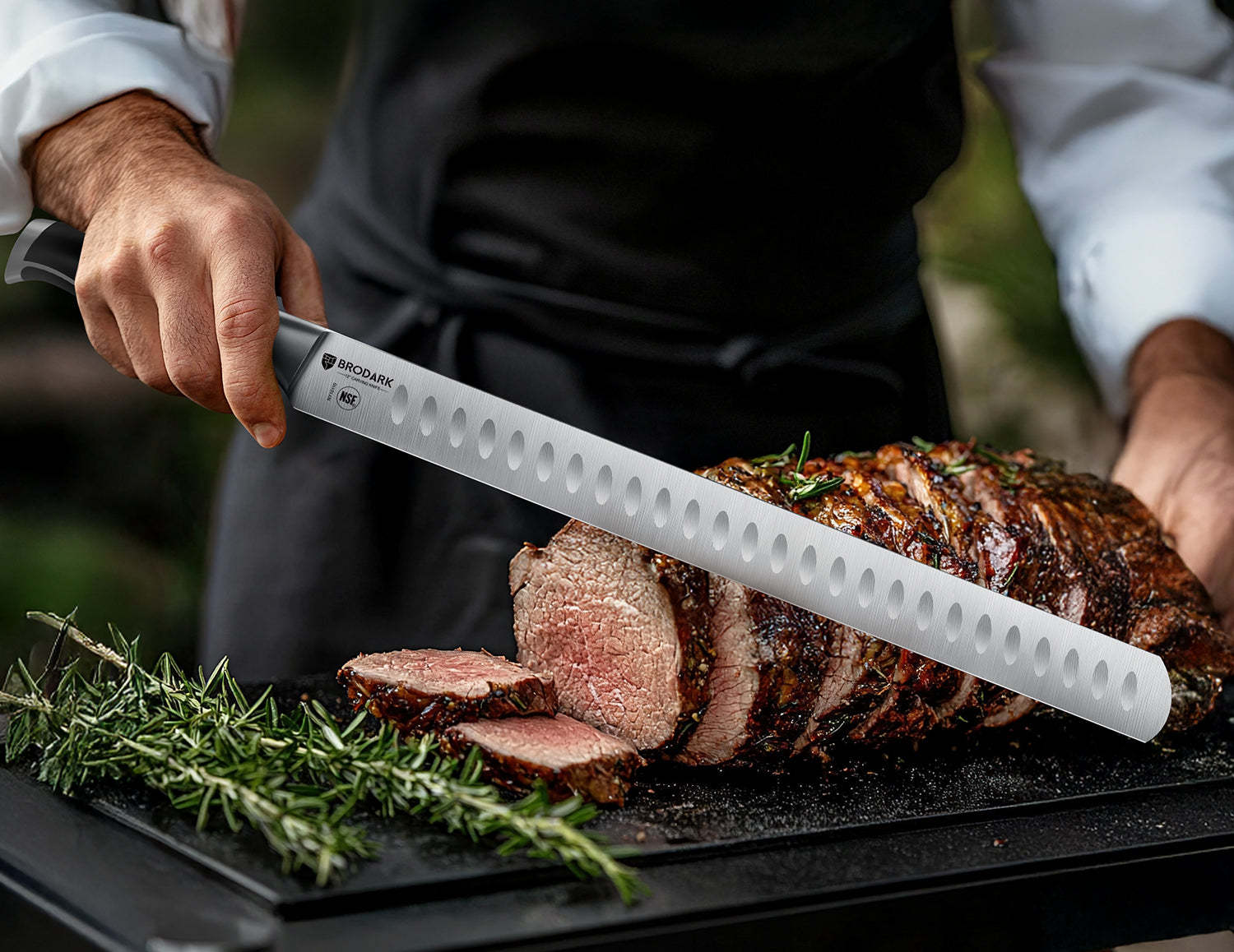 Carving Knife Set - Steel-King Series - Brodark