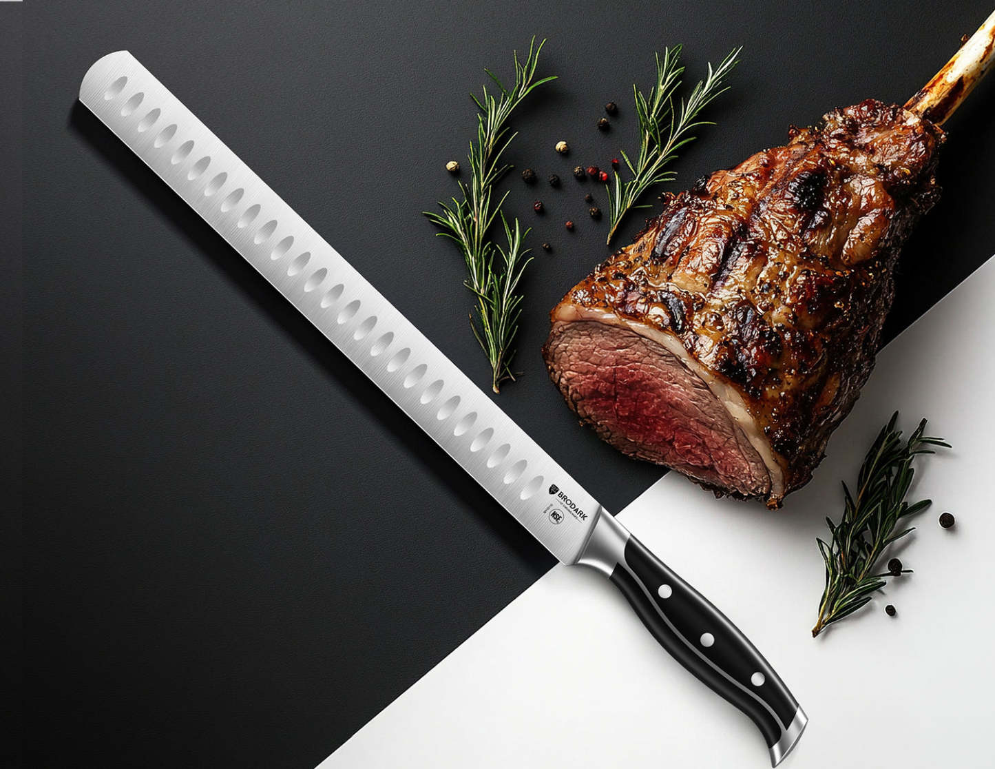 Carving Knife - Steel-King Series - Brodark