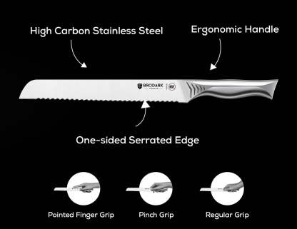 Bread Knife - Shark Series - Brodark