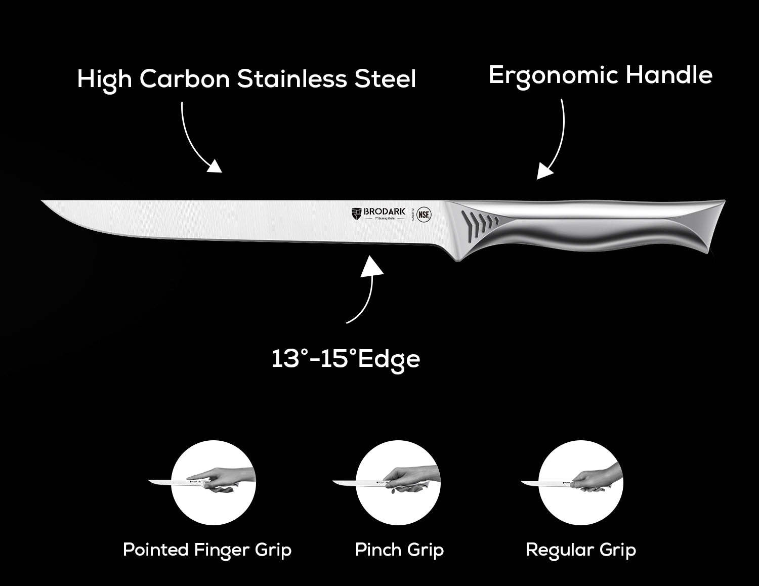 Boning Knife - Shark Series - Brodark
