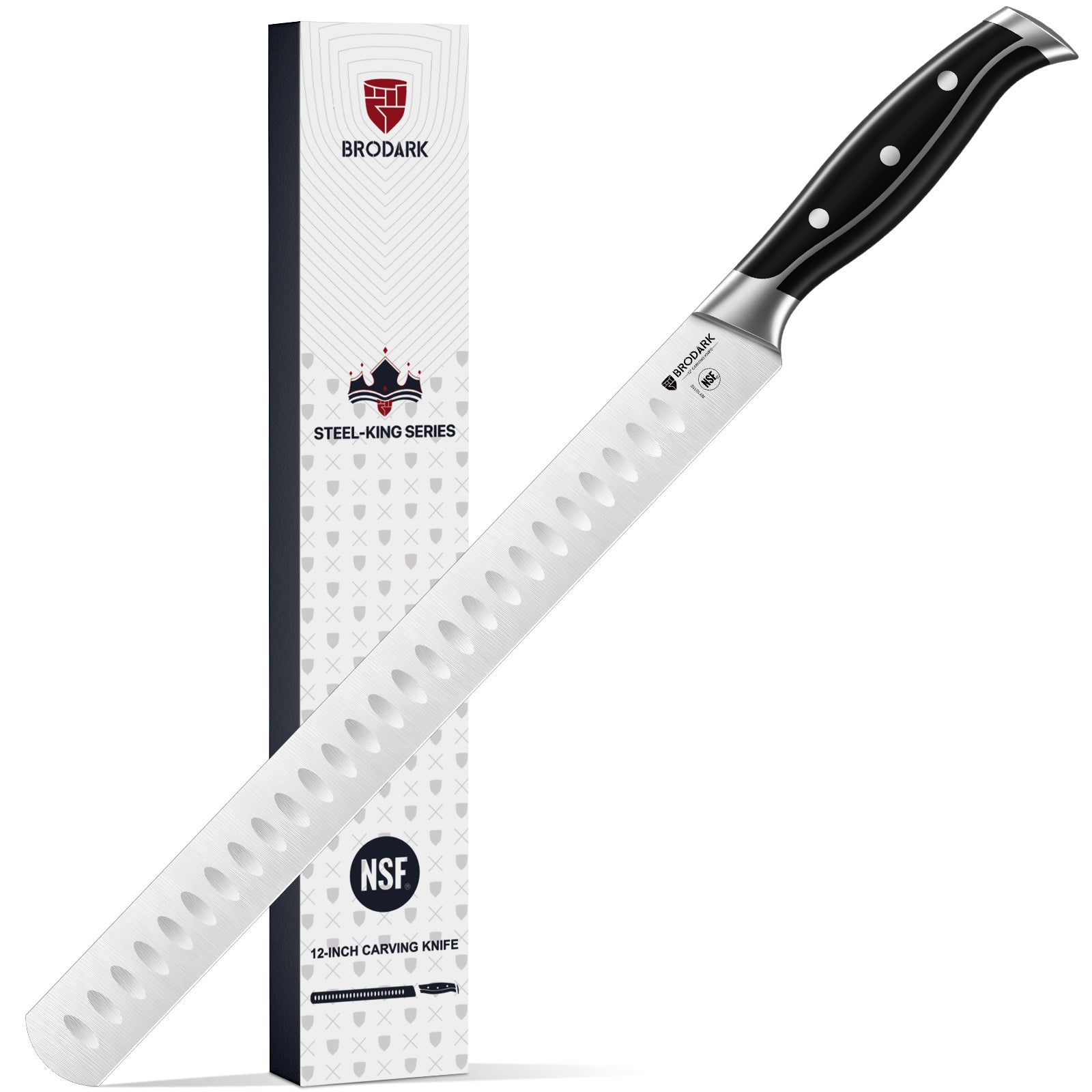 Carving Knife - Steel-King Series - Brodark