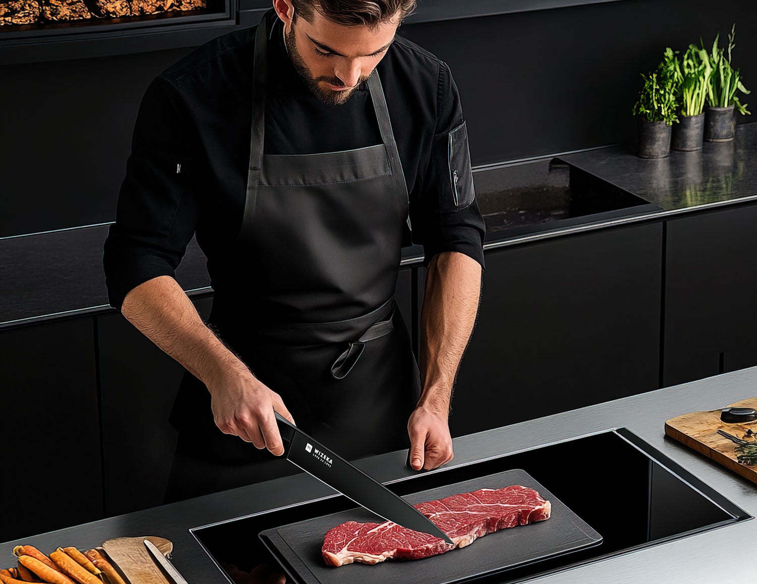 8 Inch Chef Knife - Art Life - wizeka