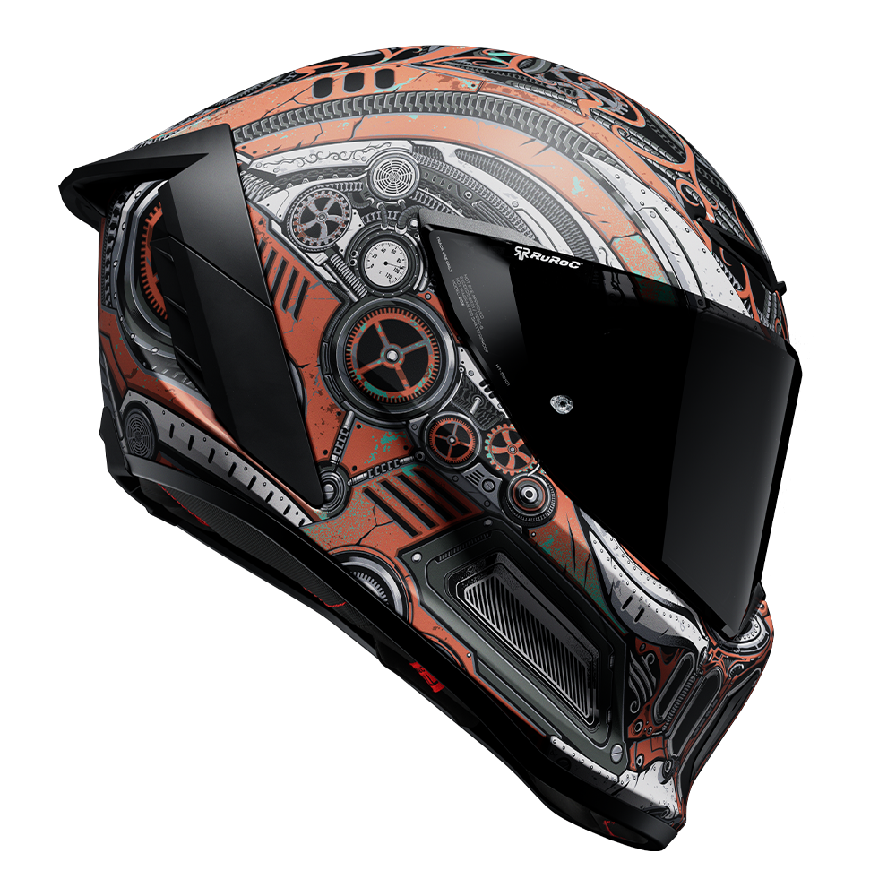 Cavaleiro a Vapor: Um capacete concebido especificamente para motociclistas