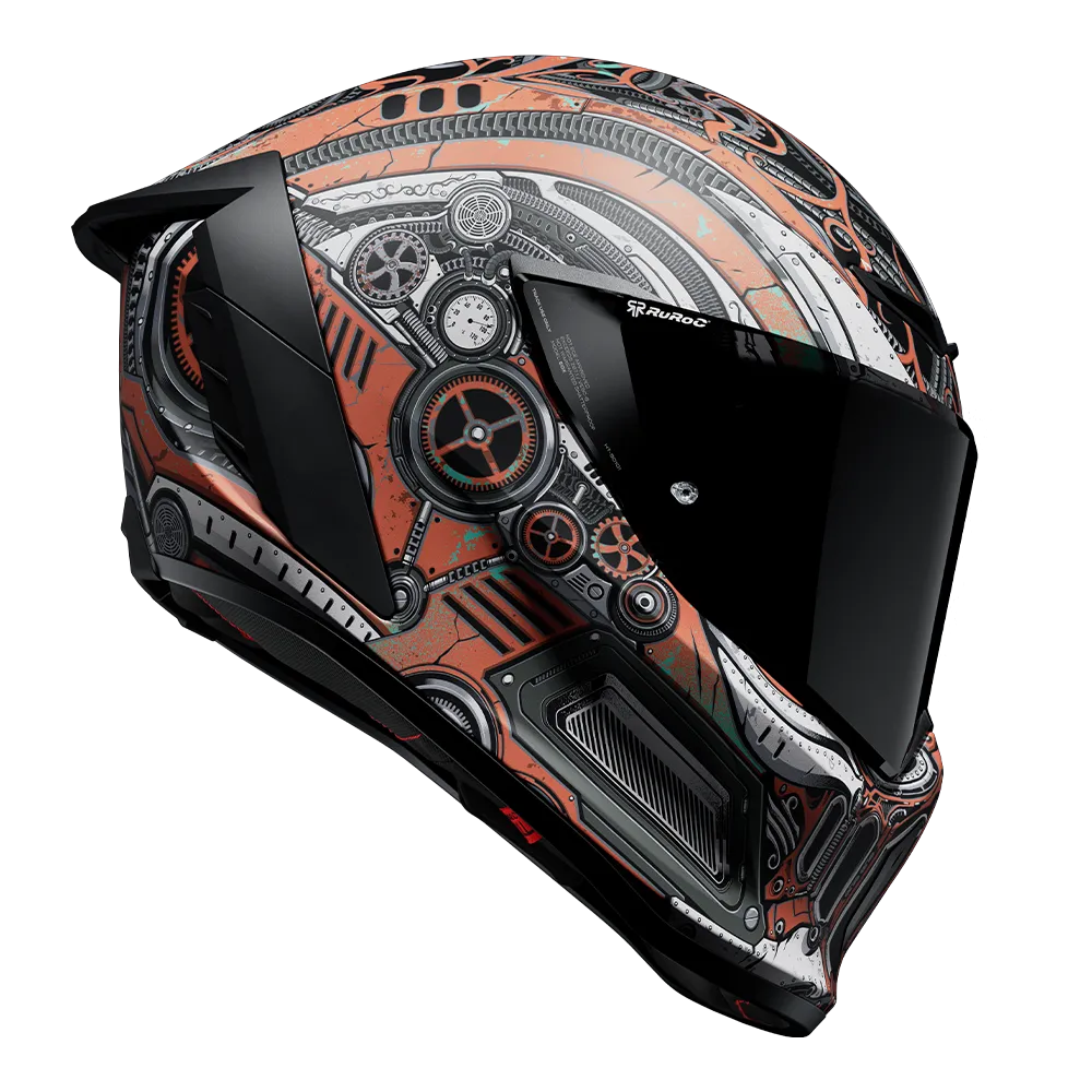 Cavaleiro a Vapor: Um capacete concebido especificamente para motociclistas
