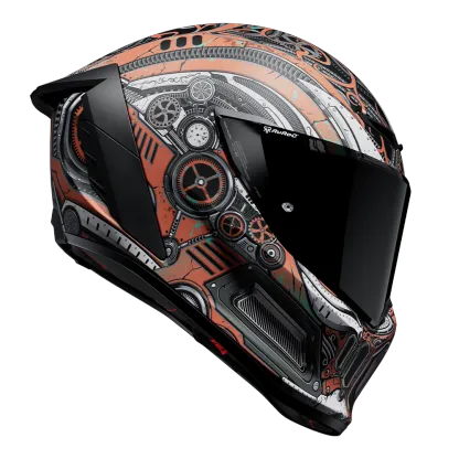 Cavaleiro a Vapor: Um capacete concebido especificamente para motociclistas