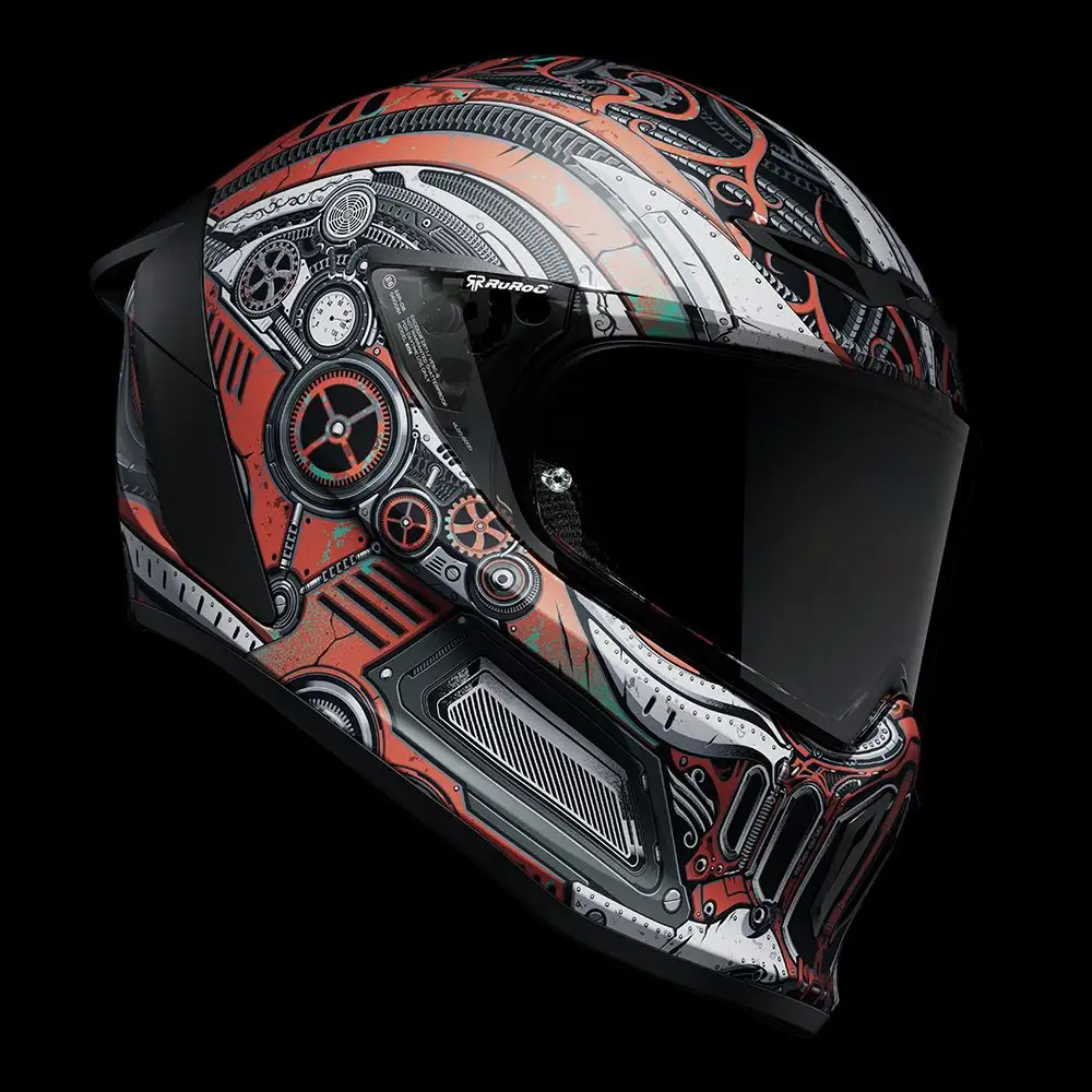 Cavaleiro a Vapor: Um capacete concebido especificamente para motociclistas