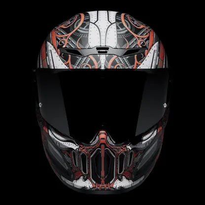 Cavaleiro a Vapor: Um capacete concebido especificamente para motociclistas