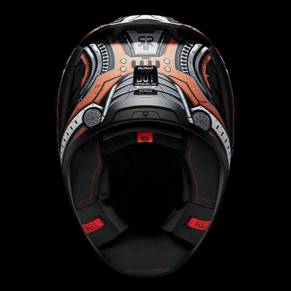 Cavaleiro a Vapor: Um capacete concebido especificamente para motociclistas