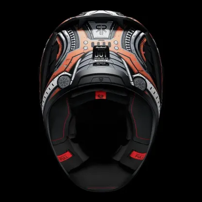 Cavaleiro a Vapor: Um capacete concebido especificamente para motociclistas