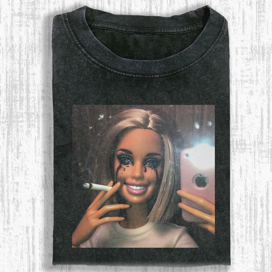 Wacky Barbie Washed T-shirt