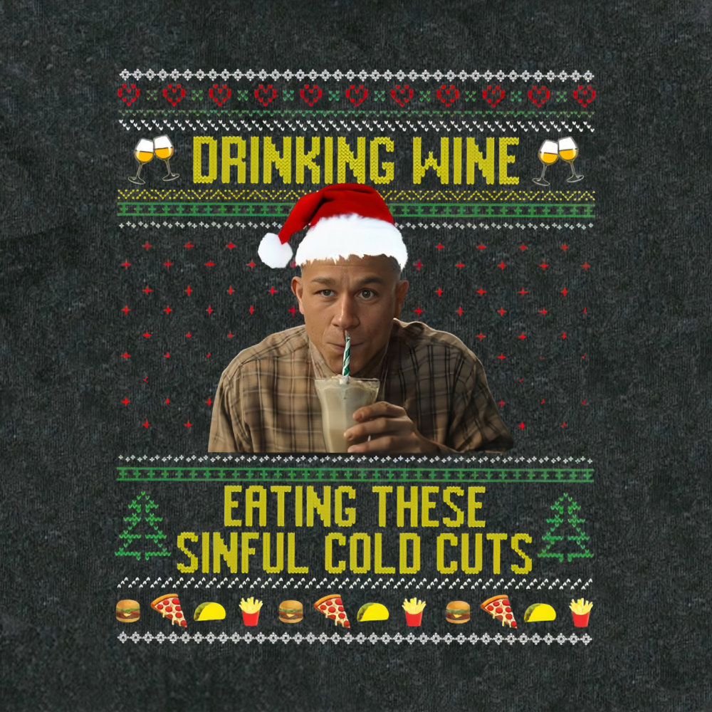 ERTING THESE SINFUL COLD CUTS Washed Hoodie