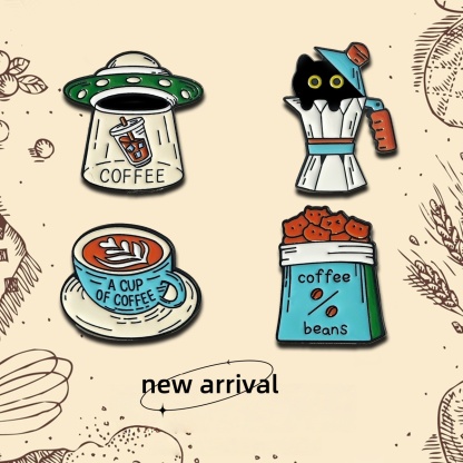 Funny Cafe Brooch