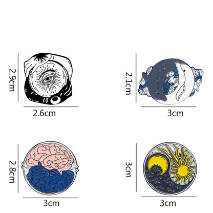 Abstract Fusion Brooch