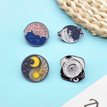 Abstract Fusion Brooch