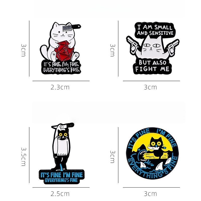 Everything is fine Brooch