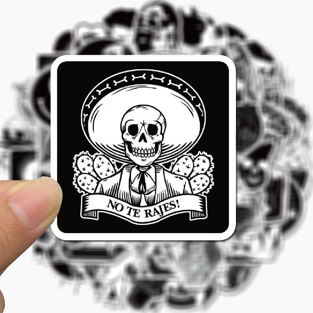 Gothic Diablo Style stickers 50pcs