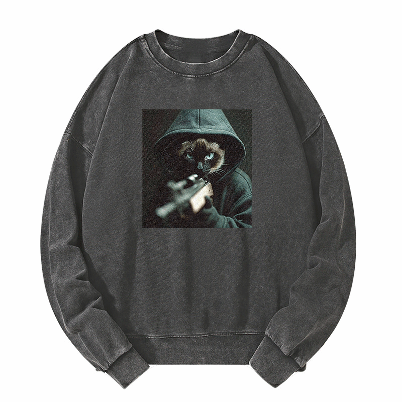 Focused Retribution Washed Sweatshirt