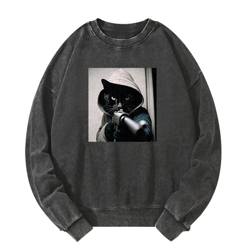 Noir Directive Washed Sweatshirt