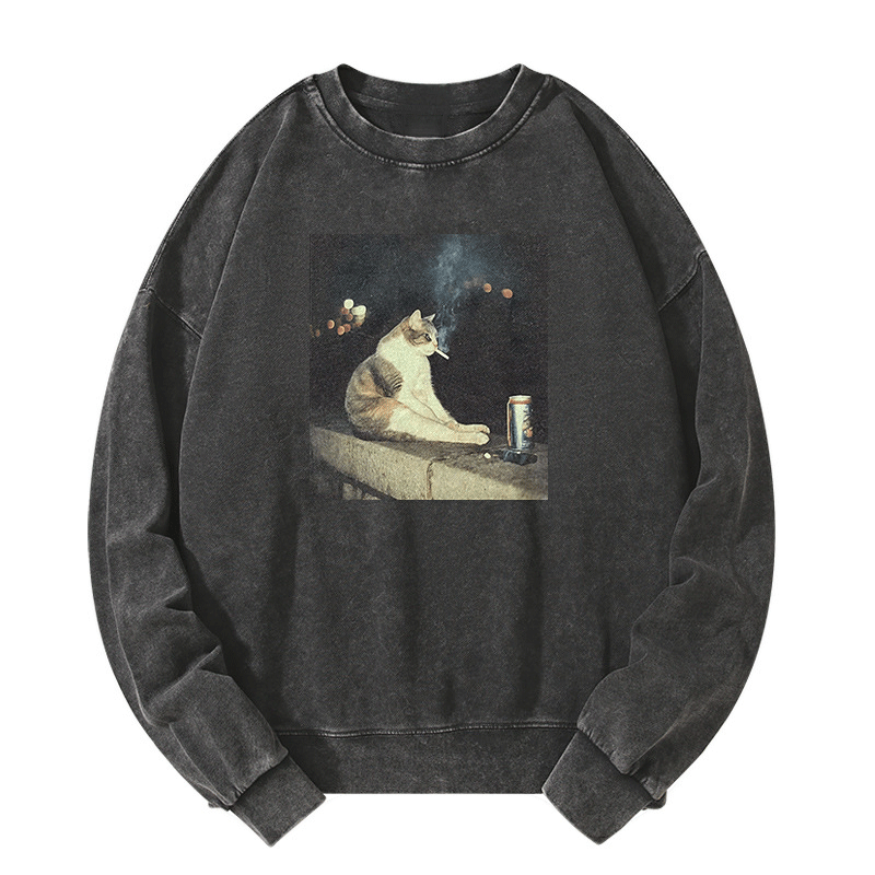Nocturnal Vices Washed Sweatshirt