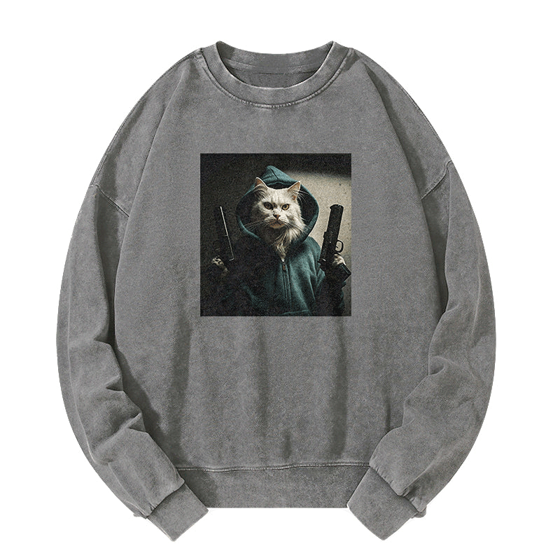 Dual Protocol Washed Sweatshirt