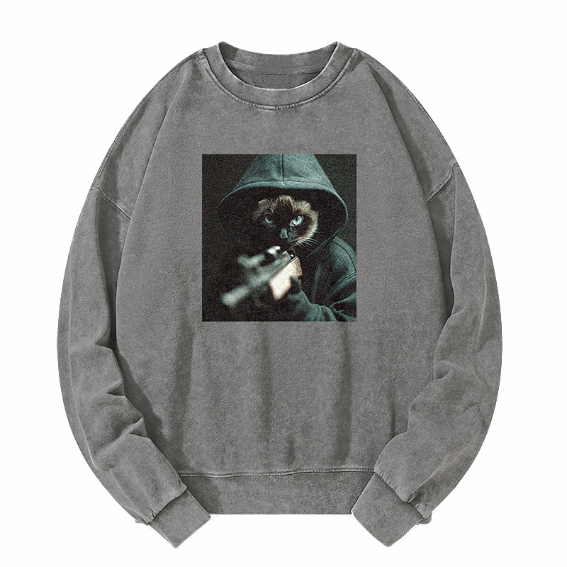 Focused Retribution Washed Sweatshirt