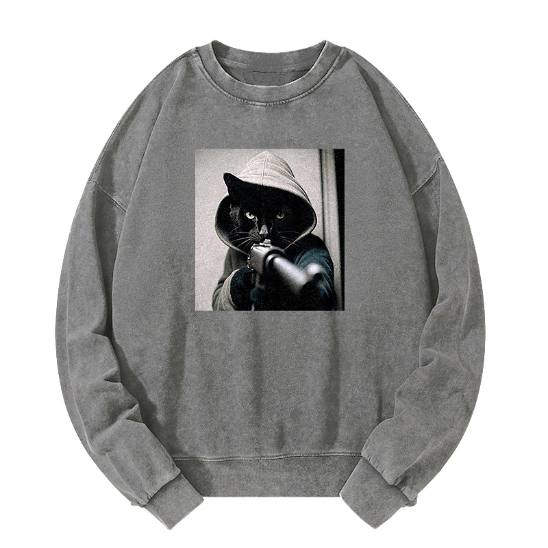 Noir Directive Washed Sweatshirt