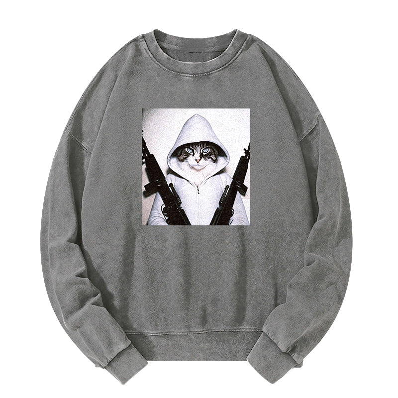 Twin Assault Washed Sweatshirt