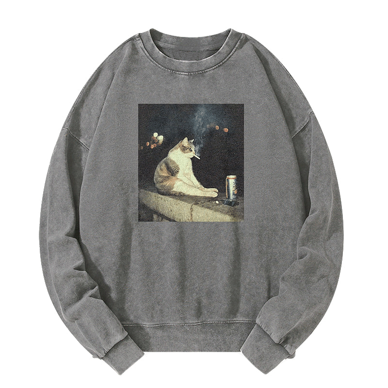 Nocturnal Vices Washed Sweatshirt