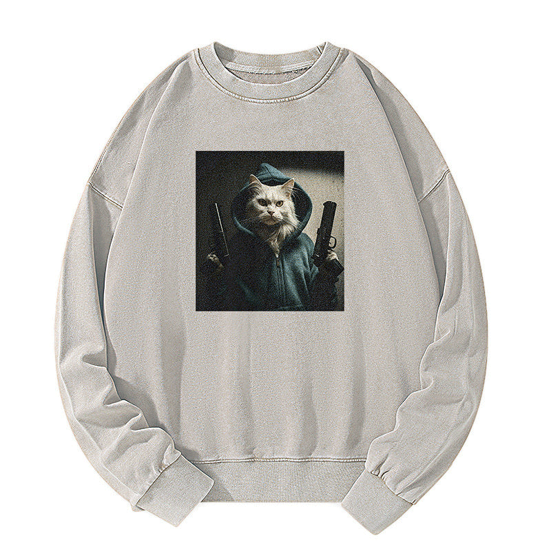 Dual Protocol Washed Sweatshirt