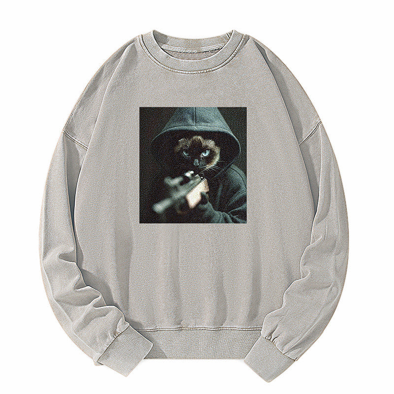 Focused Retribution Washed Sweatshirt