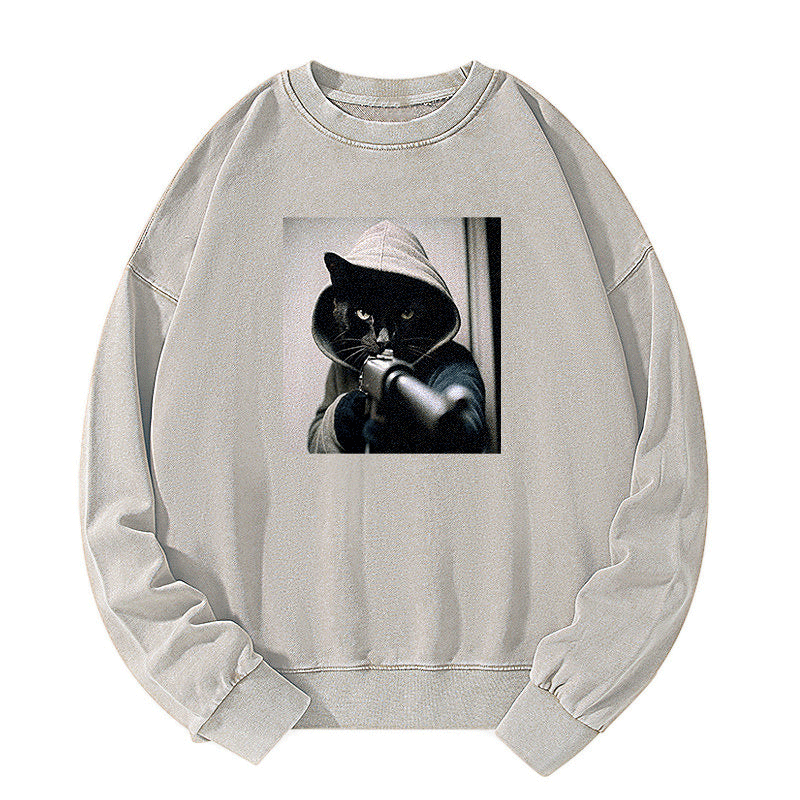 Noir Directive Washed Sweatshirt