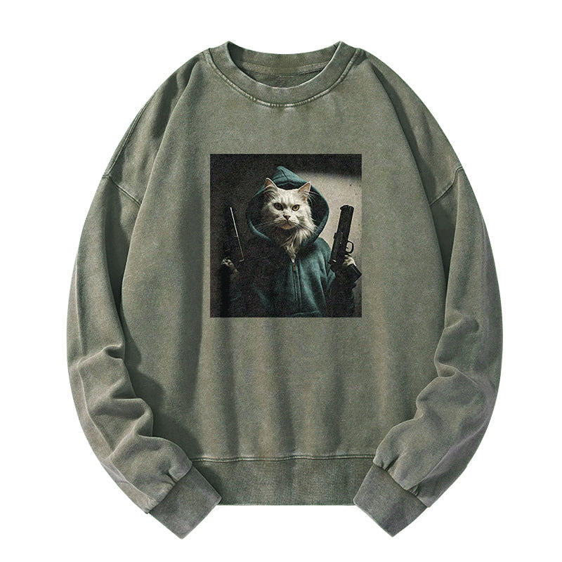 Dual Protocol Washed Sweatshirt