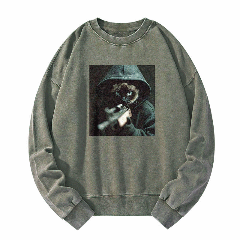 Focused Retribution Washed Sweatshirt